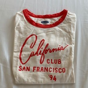 old navy california club san fran shirt